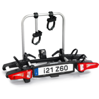 Porte-vélos d'attelage Uebler i21 Z60 pour deux vélos, rabattable à 60 degrés