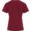 T-Shirt, Rückansicht, bordeauxrot, kurze Ärmel, Rundhalsausschnitt