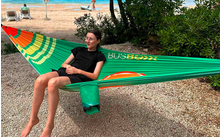 444527 - BusBoxx Hängematte 270 cm x 140 cm grün 