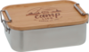 Camplife Edelstahldose mit Bambusdeckel und Bügel 1200 ml