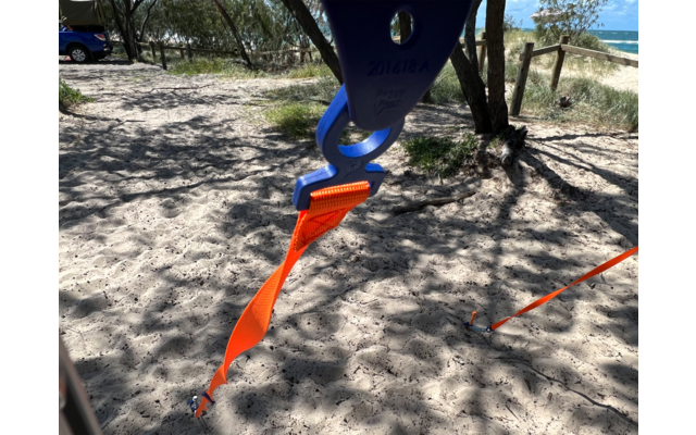 Produktbild Peggy Peg Tie Strap Abspannung/ verstellbarer Markiesenspanngurt 1