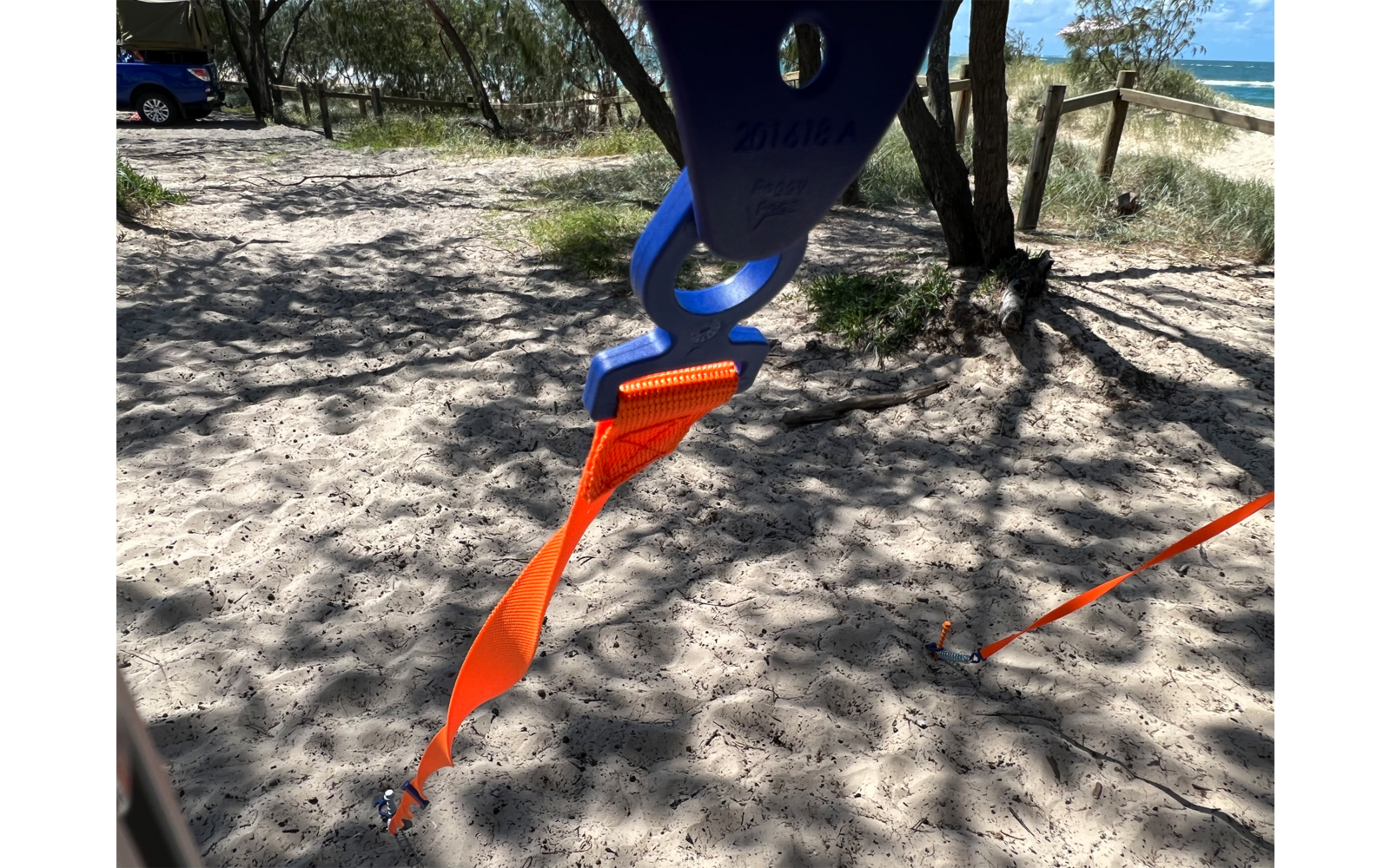 Produktbild Peggy Peg Tie Strap Abspannung/ verstellbarer Markiesenspanngurt 1