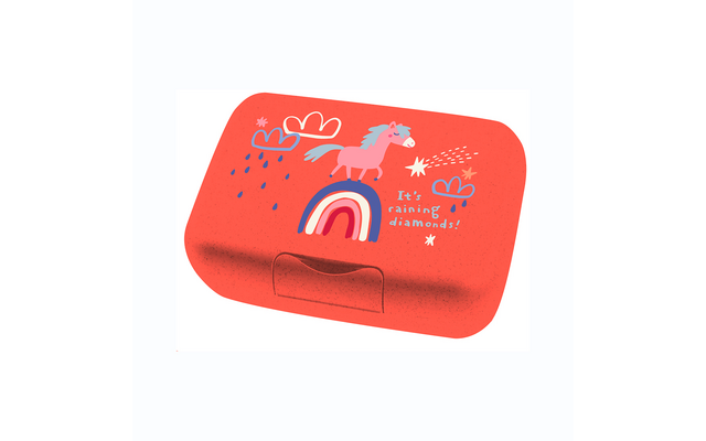 Koziol Candy L Box Lunchbox / Brotdose mit Trennschale organic red dreams