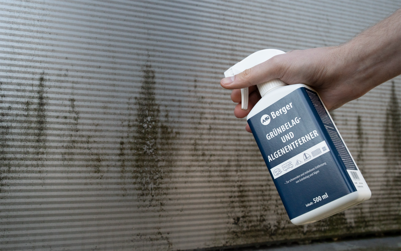 Produktbild Berger Gr&uuml;nbelag und Algenentferner 500 ml 1