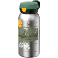 Mepal Campus Isolierflasche mit Klappdeckel auslaufsicher 500 ml Dino