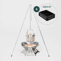 Boxio Fire Bundle Set vuurschaal met grill en statief inclusief Eurobox