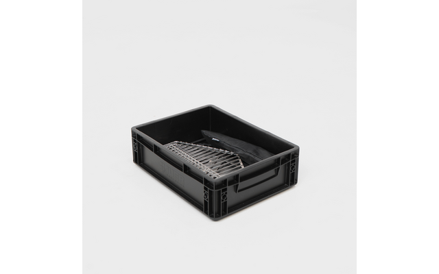 Produktbild Boxio Fire Bundle Set Feuerschale mit Grill und Dreibein inklusive Eurobox 1