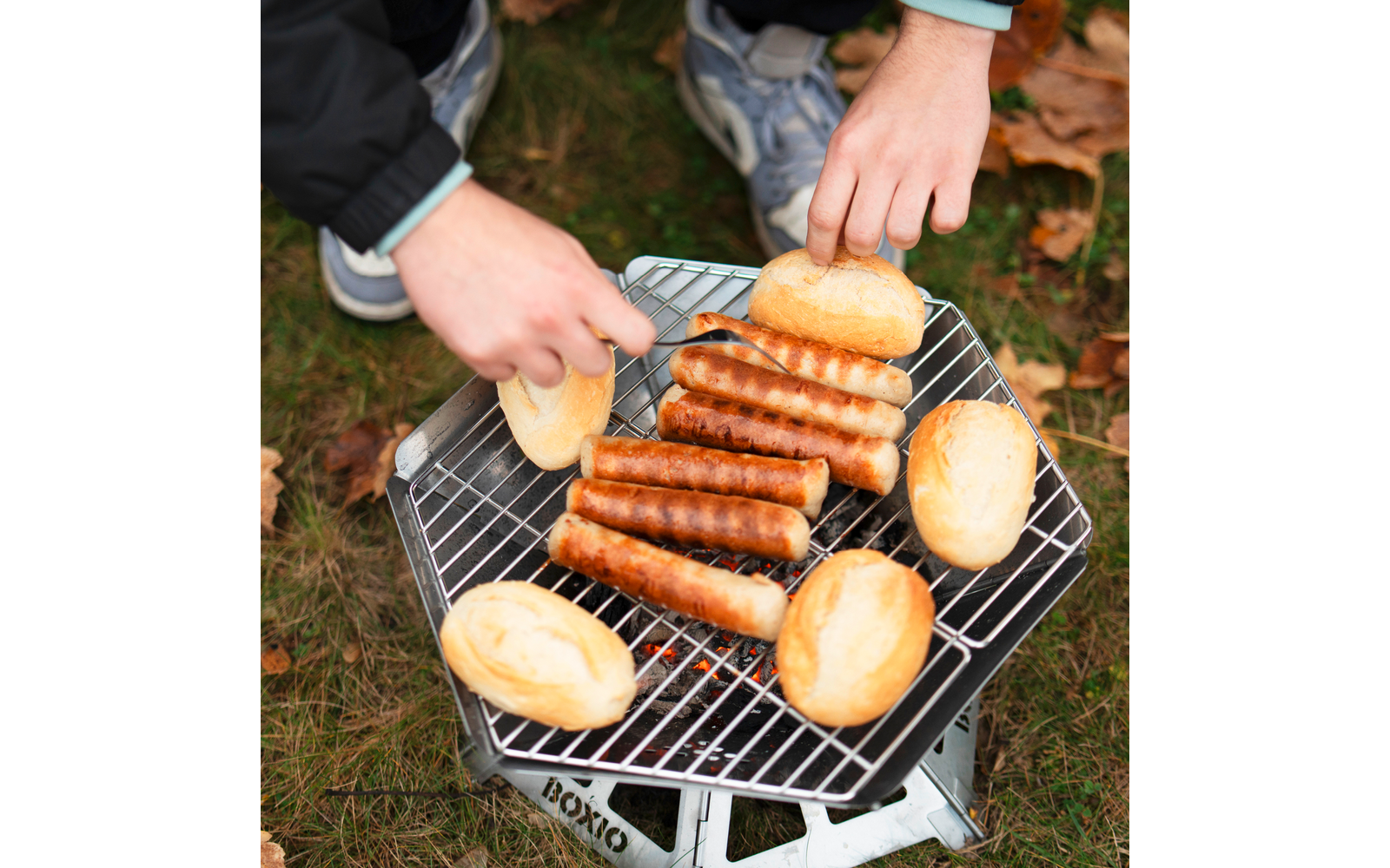 Produktbild Boxio Fire Bundle Set Feuerschale mit Grill und Dreibein inklusive Eurobox 1