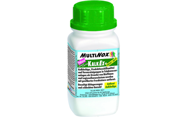 MulitMan KalKEx+ polvere detergente per impianti di abbeveraggio 250 g per 50 litri di acqua di risciacquo