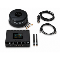Avtex AMR105X 5G Wi-Fi 6 Dual-SIM-Router mit 5G-Antenne f&uuml;r 12/24 V Antennenfarbe schwarz