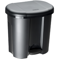 Rotho Pila afvalbak met pedaalmechanisme 2 x 10 liter