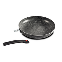 Berger Pfanne Stone Rock 2-tlg. mit abnehmbarem Griff und Antihaftbeschichtung Ø 24 cm