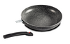 Berger Pfanne Stone Rock 2-tlg. mit abnehmbarem Griff und Antihaftbeschichtung Ø 24 cm