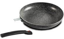 Berger Pfanne Stone Rock 2-tlg. mit abnehmbarem Griff und Antihaftbeschichtung 
