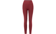 Leggings burdeos, vista frontal sobre fondo blanco