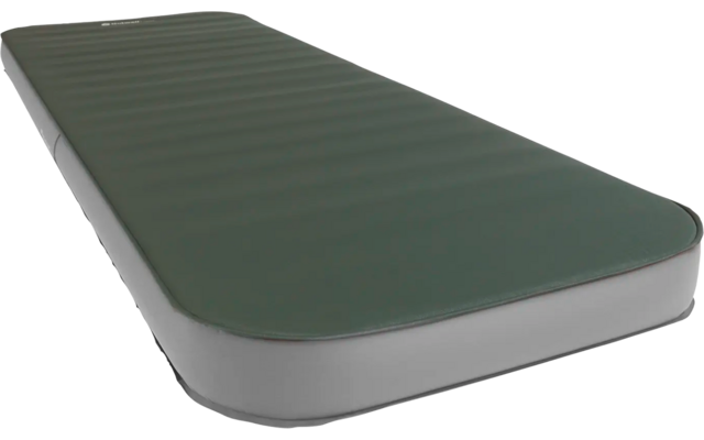 Groene en grijze opblaasbare luchtmatras