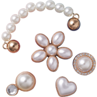 Crocs Jibbitz Dainty Pearl Jewelry Schuhanstecker 5er Pack