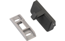 Confurn Hakenverschluss mit Schließwinkel schwarz