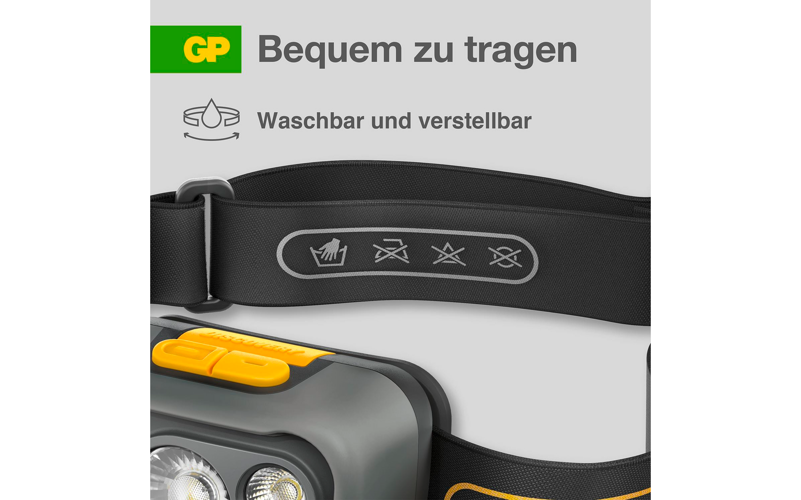 Produktbild GP Batteries CHW54 Stirnlampe 375 Lumen mit Bewegungssensor 1