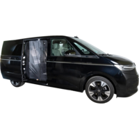 Mayr Mosquitera para puerta corredera de furgoneta con cremallera adecuada para VW T7 con malla fina para el lado del acompa&ntilde;ante derecho