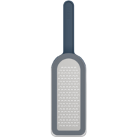 Mepal Chef It R&acirc;pe de cuisine en acier inoxydable en polypropyl&egrave;ne avec lames tranchantes 30 cm navy