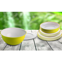 Omada servies 14-delig lichtgroen