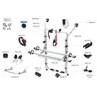 Fiamma Distanzst&uuml;ck schwarz passend f&uuml;r Carry Bike T2 / T4 / T5 / T6 / Sprinter / Crafter / Viano / Vito / Vivaro / Trafic / Custom / Ducato - Fiamma Ersatzteilnummer 98656-586