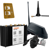 Selfsat MWR 6550 5G Cat 19 WiFi 6 WLAN Router mit SHARK 5G Dachantenne schwarz bis 3,4 Gbps