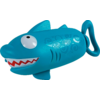 Blauer Kinderbecher in Form eines Hais mit Griff