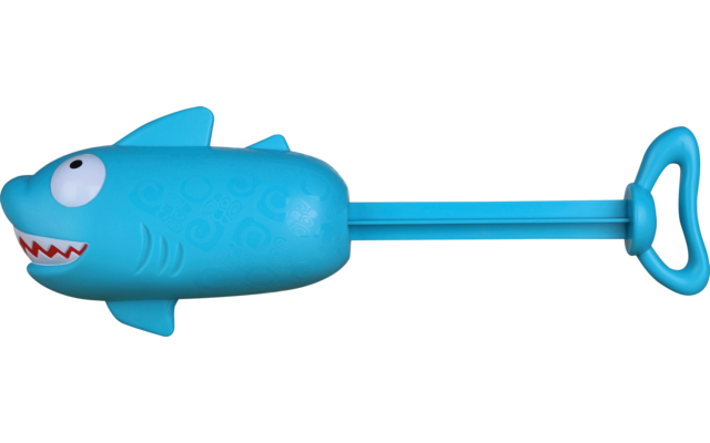 Blauw haai-speelgoed met handvat