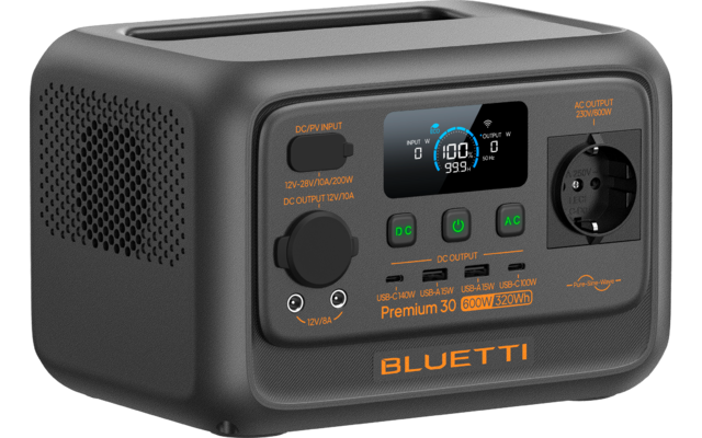 Produktbild Bluetti Premium 30 V2 Powerstation mit USV-Funktion 320 Wh 600 W 1