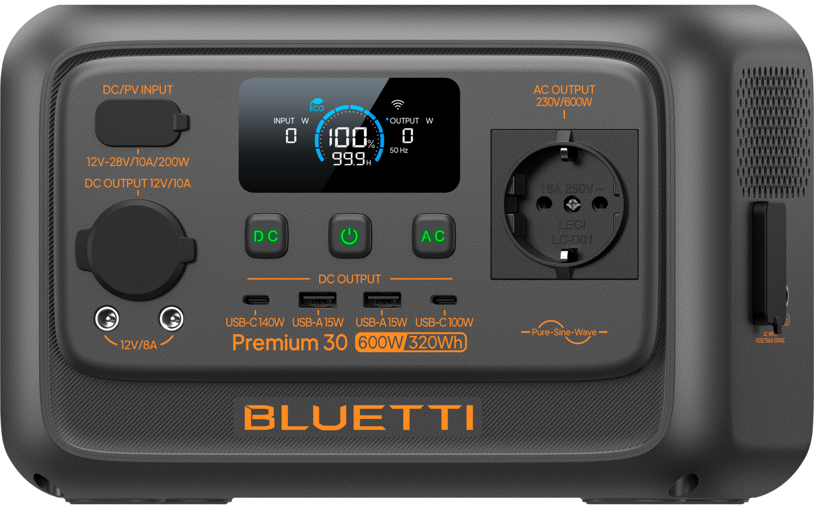 Produktbild Bluetti Premium 30 V2 Powerstation mit USV-Funktion 320 Wh 600 W 1