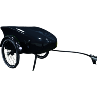 Remolque para bicicletas Trailmova T1 RAL 9005 negro azabache