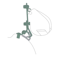 Easygoinc awning adapter Fiamma F35pro for Stellantis vans with Reimo Multirail removable