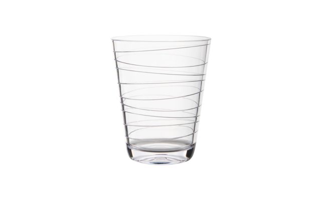 Gimex water glass 450 ml 2 pieces Linea Line Stripe