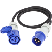 Berger CEE câble de connexion fiche CEE et prise CEE 1,5 m