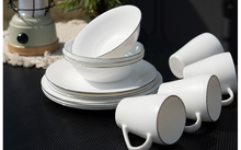 452984 - Berger Silenza Opalglas Geschirr-Set 16-tlg. für 4 Personen