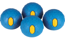 Helinox Vibram Ball Feet Set Pieds en caoutchouc 55 mm Bleu