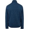 Dunkelblaue Jacke von hinten mit Reißverschluss