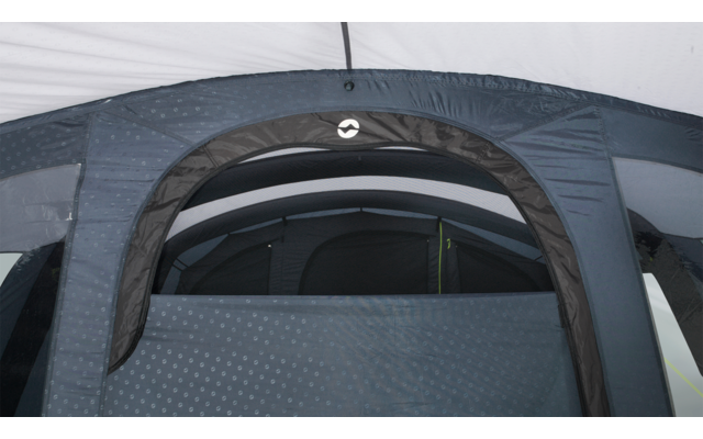 Tenda a tunnel gonfiabile Outwell Sunhill 5 Air a tre camere per 5 persone blu