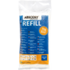 Plastiktüte mit Absorby Refills für Luftentfeuchter, blau-weiß-orange verpackt
