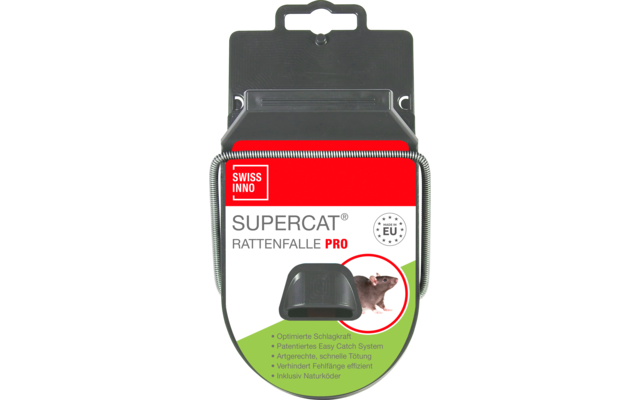 Swissinno Super Cat Pro rat trap including bait poison free