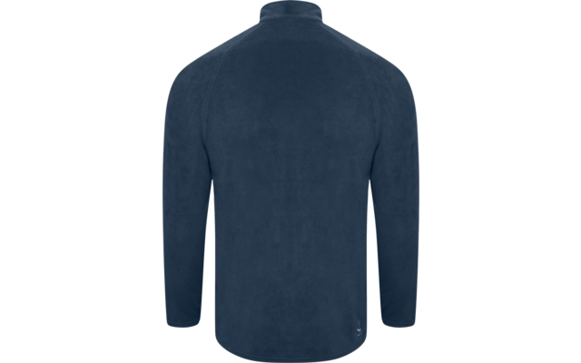 Dunkelblauer Pullover mit langen Ärmeln, Rückansicht