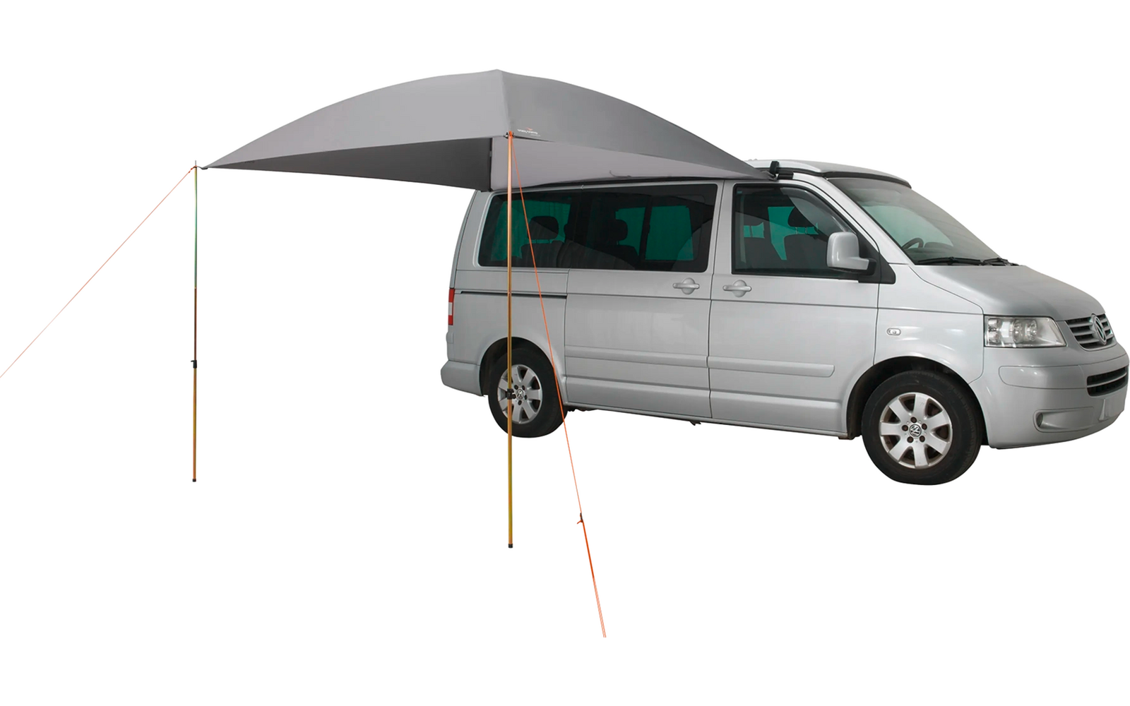 Grauer Van mit ausgeklapptem Sonnensegel