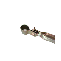 Brand Zusatzgestänge für Vorzelte und Zelte Dachstange mit Haken und Schelle Stahl 32 mm Länge 215 - 300 cm