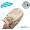 Chinchilla Peelinghandschuhe aus Baumwolle und Hanf 2er Pack