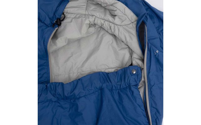 Bergstop Cozybag Comfort Multifunktionsschlafsack mit Ärmeln blau L 230 cm