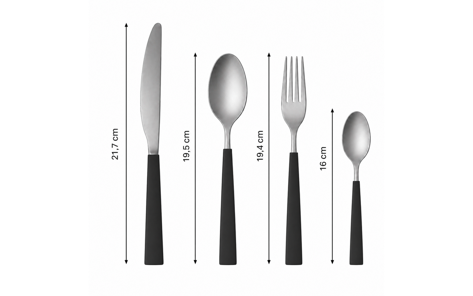 Produktbild Berger Solona Edelstahl Besteck-Set 16-tlg. f&uuml;r 4 Personen 1