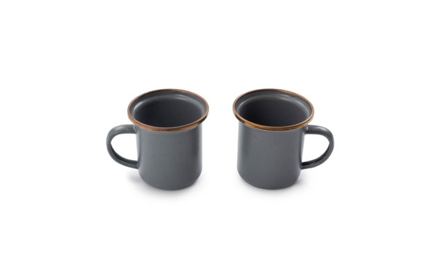Barebones espresso cups 2 pieces stone grey