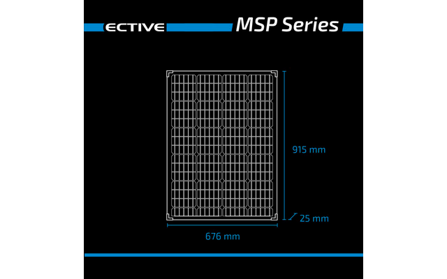 Ective MSP 120s Black Monokristallines Solarmodul
